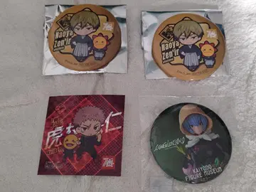 코지마 주술회전 젠인 캔뱃지 2개 에바 캔 1개 씰 1장 + 덤