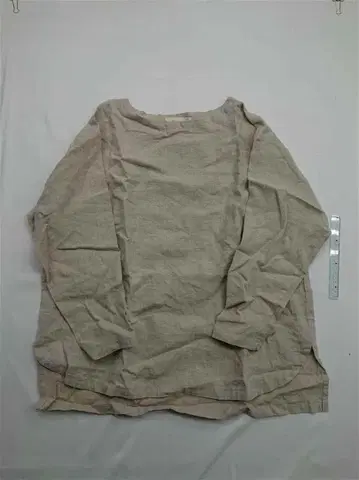 츠무구 tumugu: 린넨 혼방 풀오버 베이지 계열 여성용