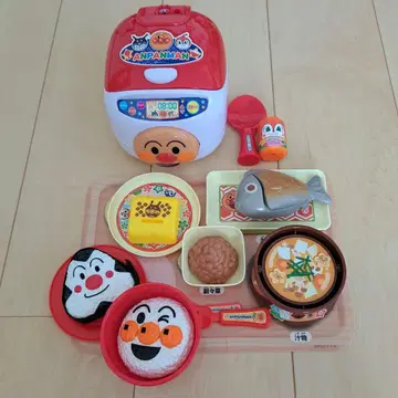 호빵맨 말하는 밥솥과 힘내라 100배 SP 일식 세트