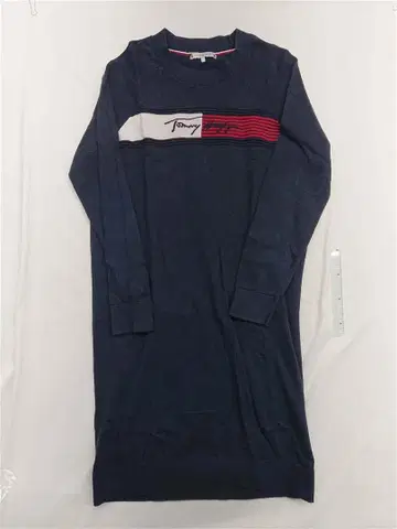 타미힐피거 로고 니트 원피스 네이비 계열 S 여성용