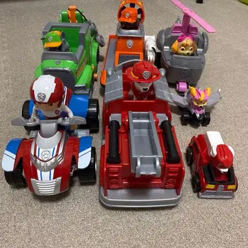 퍼피 구조대 차량 세트 7대