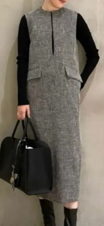 Mila Owen 그레이 오버롤 스커트 사이즈 0