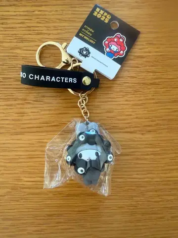 [택 포함 새상품] 블랙 미야쿠미야쿠 산리오 마이멜로디 입체 마스코트