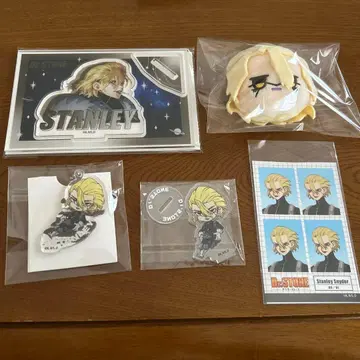 Dr.STONE 스탠리 아크릴 스탠드 세트 100엔샵