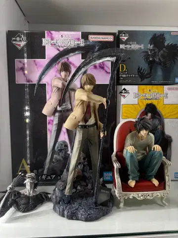 DEATHNOTE 데스노트 야가미 라이토 L 류크 피규어 제일복권