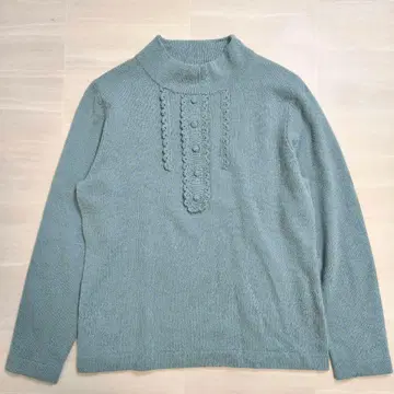 터틀넥 니트 캐시미어 100% M