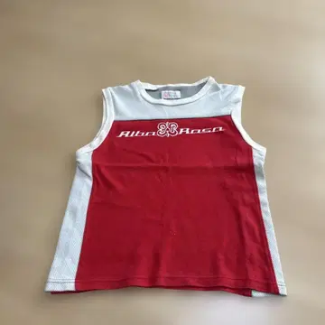 알바 로사 마이타네 탱크탑 빨간색 여성용, 남성용.