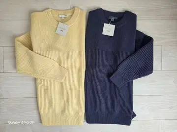 [ 새상품 ] 유니클로 JW ANDERSON 리브 크루넥 스웨터 2세트