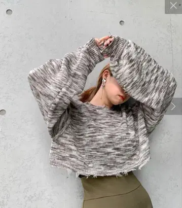 WHO'S WHO gallery 멜란지 니트 풀오버