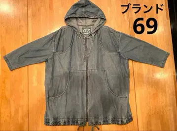 69 sixty nine 식스티나인 over coat denim