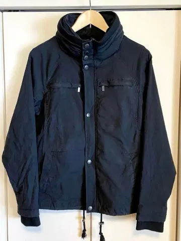 U.S.BOARDER 유에스보더 블랙 밀리터리 자켓 높은 옷깃