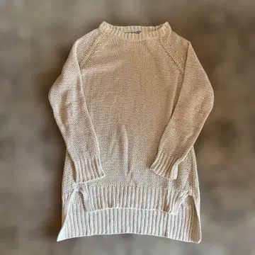 steven alan 베이지 니트 긴팔 스웨터