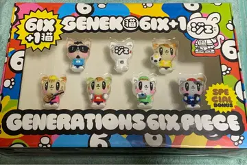 GENERATIONS 6ix PIECE 제 고양이 피규어 포함 미개봉