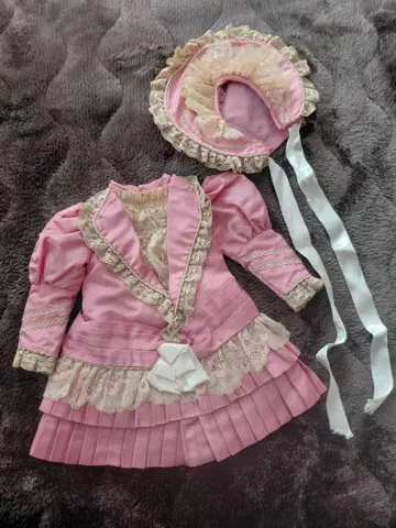 비스크돌 드레스 보네 브뤼 60cm 정도 아이용