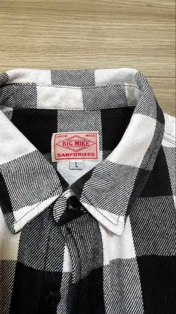 BIG MIKE 긴팔 헤비 플란넬 셔츠 L 사이즈