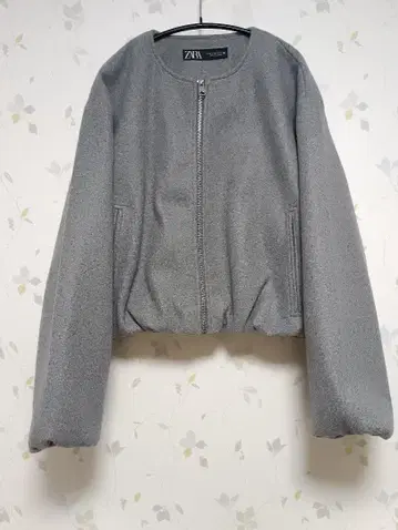 ZARA 소프트 봄버 자켓 XL (13~15호) 그레이
