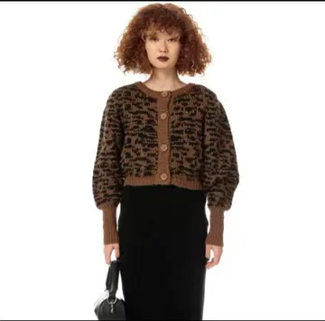 SLY CLATTERING GIRAFFE CROP CD/니트 가디건