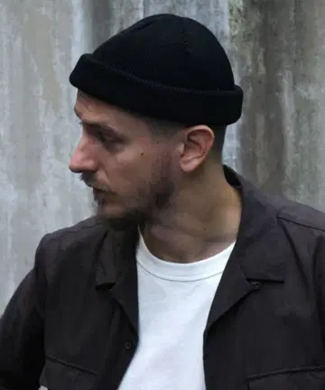 [새상품급] RACAL/롤 니트 캡 (블랙)