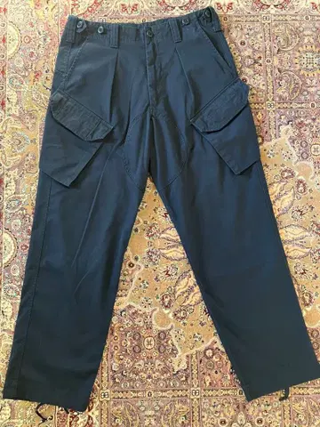 ROYAL NAVY COMBAT 카고 팬츠 사선 포켓 와이퍼