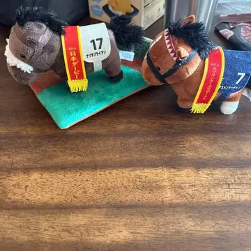 경주마 봉제 인형 세트