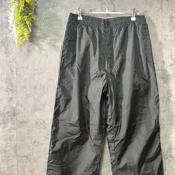 나일론 팬츠 방한 팬츠 충전솜 팬츠 허리 전체 밴딩 드로 코드 아웃도어