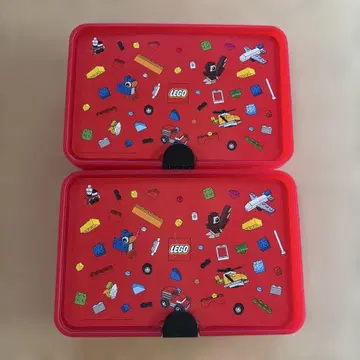 LEGO 레고 Sorting Box 4084 빨간색/보관 케이스 2세트