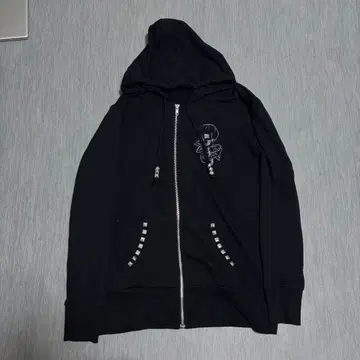 헤이세이 시크 스타일 GLAD NEWS 지퍼 후드티