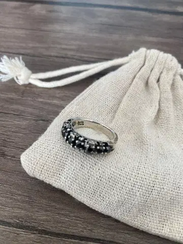 [ 새상품급 ] 저스틴 데이비스 블랙스톤 반지 15