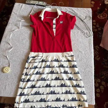 뉴발란스 골프 폴로 원피스 사이즈 2호=L?