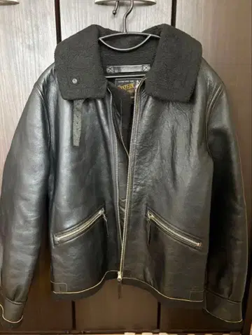 HYSTERIC GLAMOUR 무스탕 본딩 D-1 가죽 자켓