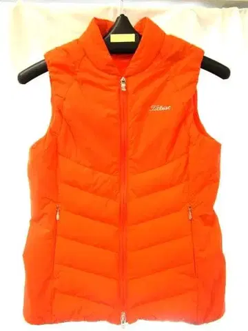 [ 새상품급 ] Titleist 여성용 골프 다운 베스트 M 오렌지