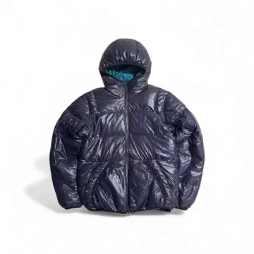 Y2K 시크 스타일 다운 파카 리버서블