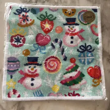 미사용 새상품 FEILER LOVERARY 눈사람 손수건