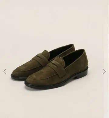 IENA PASCUCCI 스웨이드 로퍼 38 카키