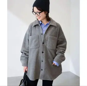 FRAMeWORK 양면 플리스 오버 셔츠