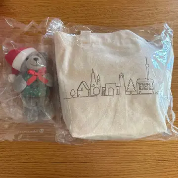 미개봉 새상품 벤츠 2025 크리스마스 베어 토트백 세트