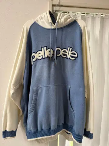 pellepelle 후드 부착 후드티 XXL