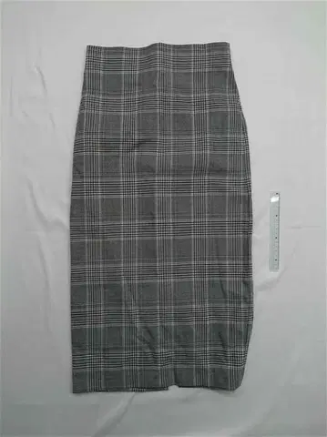 자라 글렌체크 타이트 스커트 XS 사이즈 여성용