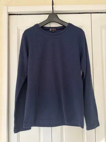 MICHEL KLEIN 네이비 긴팔 티셔츠 46