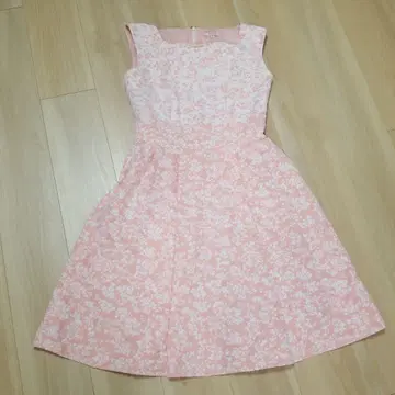 TOCCA 꽃무늬 슬리브리스 원피스 사이즈 0 핑크