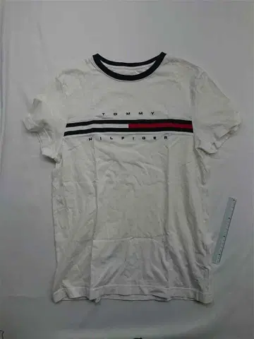 타미힐피거 로고T셔츠 XS 사이즈 남성용 화이트 계열
