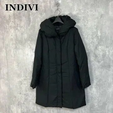 INDIVI 볼륨 컬러 다운 코트 38