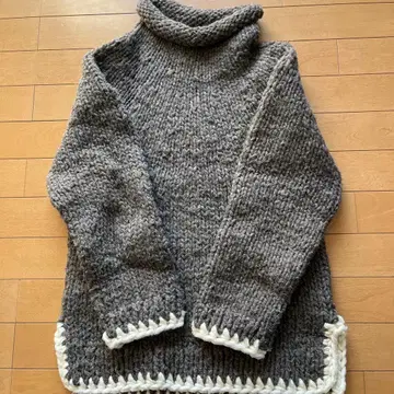 nest Robe 페루제 니트 스웨터 육후 터틀넥