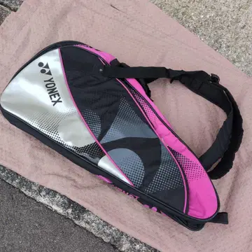 YONEX 테니스 라켓백 핑크/블랙 배드민턴