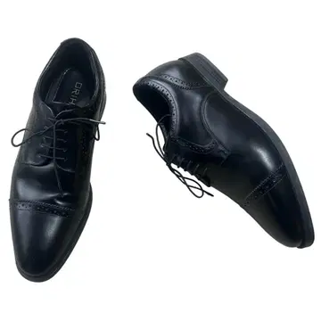 ORIHICA/오리히카/천연 가죽 신발/비즈니스 슈즈/블랙/26cm