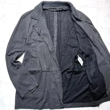 레어 엠포리오 아르마니 니트 절개 자켓 레어 디자인 50/XL