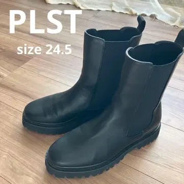 새상품급! PLST 플라스테 사이드 고어 숏부츠 24.5cm L 사이즈