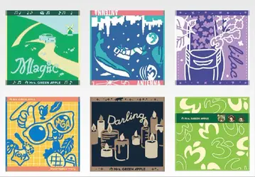 제일복권 Mrs. GREEN APPLE 제일복권 G상 타월 6장 세트