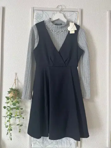 택 포함 새상품 31 Sons de mode 네이비 원피스