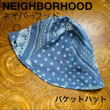 Neighborhood 네이버후드 반다나 패턴 페이즐리 무늬 버킷 햇
